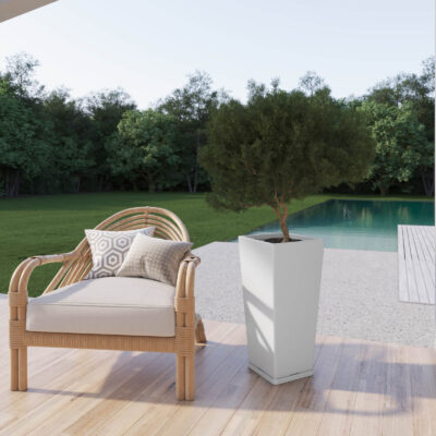 Maceta Piramidal N70 De 50 Litros Con Plato